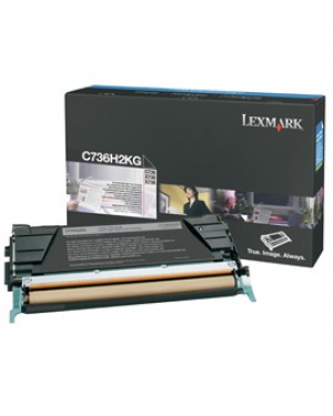 C736H2KG - Lexmark - Toner preto C736 X736 X738