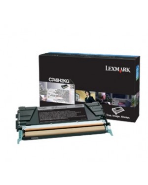 C746H3KG - Lexmark - Toner preto C 746 DN/DTN/N/748 DE/DTE/E