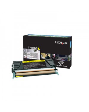 C748H1YG - Lexmark - Toner amarelo C748