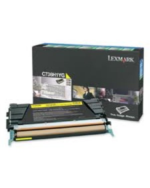 C748H4YG - Lexmark - Toner amarelo : C748de 748dte 748e