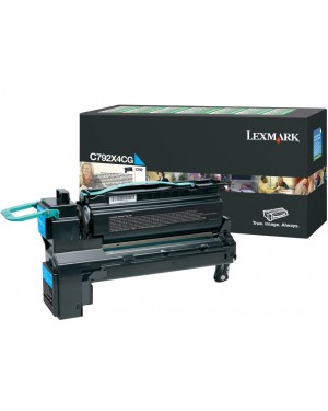 C792X4CG - Lexmark - Toner ciano C792