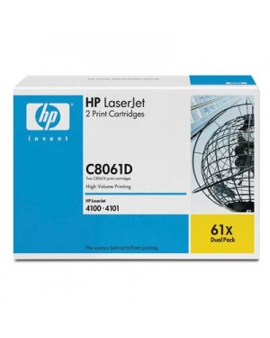 C8061D - HP - Toner 61X preto LaserJet 4100/4101