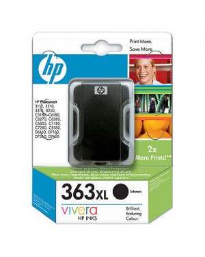 C8719E - HP - Cartucho de tinta 363 preto