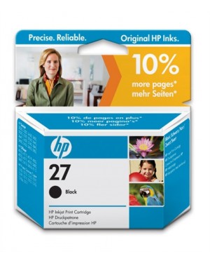 C8727CE - HP - Cartucho de tinta 27 preto Deskjet 3320 3325 3420 3425 5550 5551 & 5552 450 Photosma