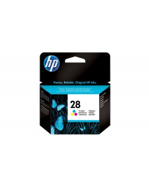C8728AE - HP - Cartucho de tinta 28 ciano magenta amarelo Deskjet 3320 3325 3420 3425 3520 3535 3550 3645 3647 3650