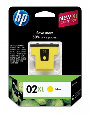 C8732WN - HP - Cartucho de tinta 02XL amarelo Photosmart D7360