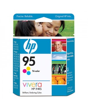 C8766WB - HP - Cartucho de tinta 95 ciano magenta amarelo Deskjet 6540