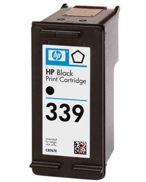 C8767EEBL - HP - Cartucho de tinta 339 preto Photosmart 8450 8150 2710 2610 Officejet 7410 7310 Deskje