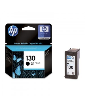 C8767HE - HP - Cartucho de tinta 130 pigmento preto Photosmart 8453 8153 2713 2613 Officejet 7413 7313 Deskje