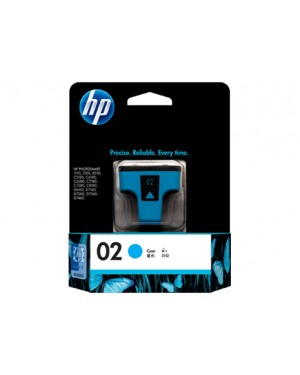 C8771WA - HP - Cartucho de tinta 02 ciano