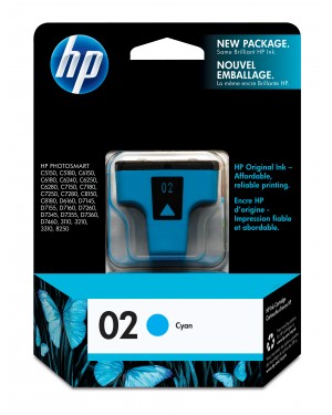 C8771WC - HP - Cartucho de tinta 02 ciano