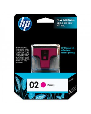 C8772WN - HP - Cartucho de tinta 02 magenta Photosmart D7360