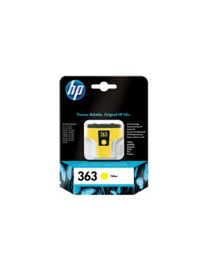 C8773EE - HP - Cartucho de tinta 363 amarelo Photosmart 3110 3210 3310 D6160 D7160 D7260 D7360 D7460 C