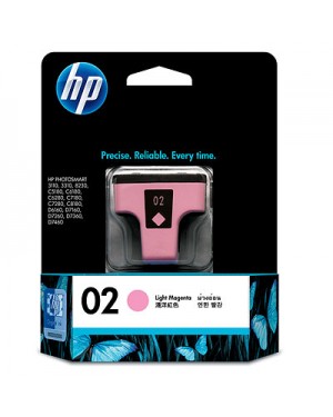 C8775WA - HP - Cartucho de tinta 02 magenta clara