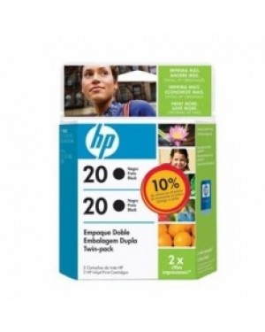 C8798FL - HP - Cartucho de tinta 20 preto