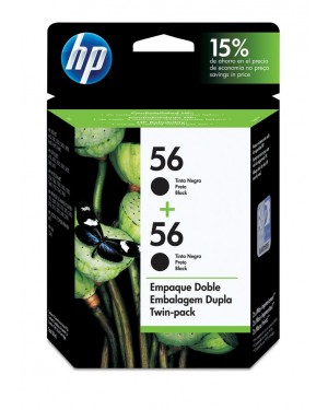 C9319FL - HP - Cartucho de tinta 56 preto Deskjet 5550