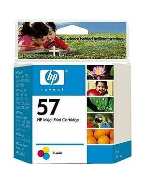 C9320BC - HP - Cartucho de tinta 57 ciano magenta amarelo