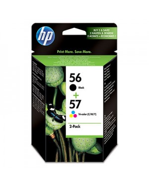 C9321FL - HP - Cartucho de tinta 56/57 preto ciano magenta amarelo