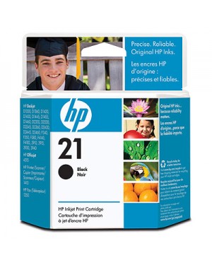 C9351AC - HP - Cartucho de tinta 21 preto