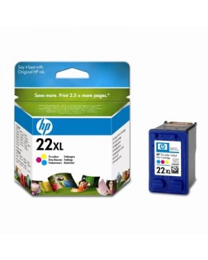 C9352CE (22XL) - HP - Cartucho de tinta 22 ciano magenta amarelo