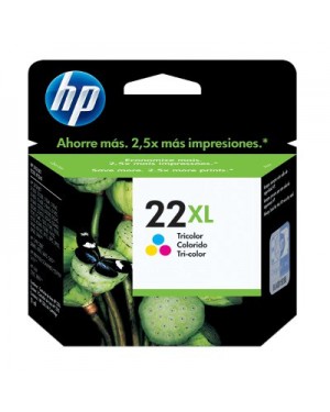 C9352CL - HP - Cartucho de tinta 22XL ciano magenta amarelo