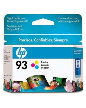 C9361WL - HP - Cartucho de tinta 93 ciano magenta amarelo Deskjet 6540