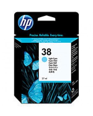 C9418A - HP - Cartucho de tinta 38 ciano claro Photosmart Pro B9180 B8850