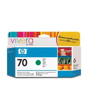 C9457A - HP - Cartucho de tinta 70 verde Designjet Z2100 Z3100 Z3200