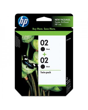 C9500FN - HP - Cartucho de tinta 02 preto Photosmart D7360