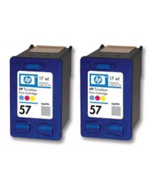 C9503AEBL - HP - Cartucho de tinta 57 ciano magenta amarelo Deskjet 450cbi 5550 5551 5552 Officejet 6110 PhotoSmart 100