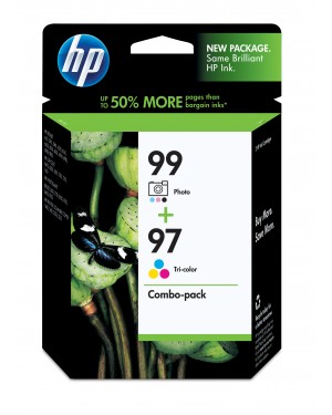 C9517FN - HP - Cartucho de tinta 97/99 ciano magenta amarelo Photosmart 8450 8150 2710 2610 Officejet 7410 7310 6210 P