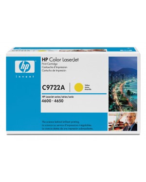 C9722A - HP - Toner 641A amarelo Color LaserJet 4600 4650