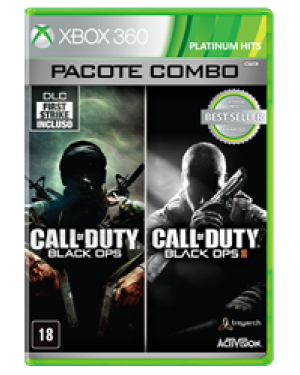 9202226 - Outros - Call Of Duty Preto OPS I e II X360 Activision