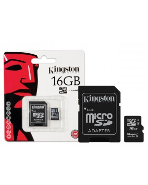 SDC4/16GB_PR - Kingston - Cartão de Memória 16GB MicroSDHC
