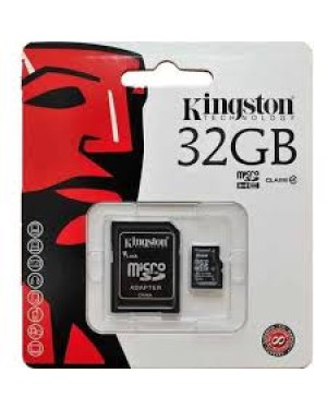 SDC4/32GB I - Kingston - Cartão de Memória 32GB MicroSD e Adaptador Classe 4