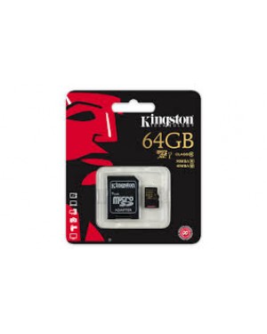 SDCA10/64GB I - Kingston - Cartão de Memória 64GB Classe 10