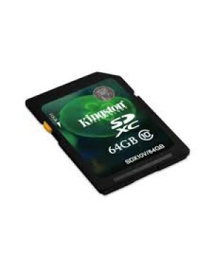 SDX10V/64GB - Kingston - Cartão de Memória 64GB SDXC Class 10 Flash Card