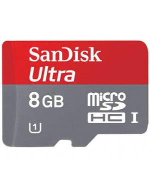 SDSDQUAN-008G-G4A - Sandisk - Cartão de Memória 8GB Ultra MicroSDHC Classe10 SanDisk