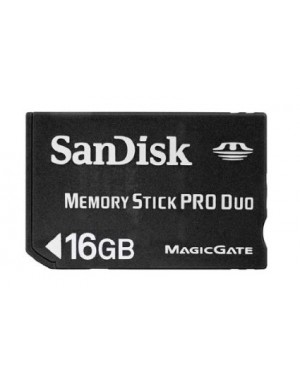 SDMSPD-016G-B35 - Sandisk - Cartão de Memória Pro Duo Memory Stick 16GB