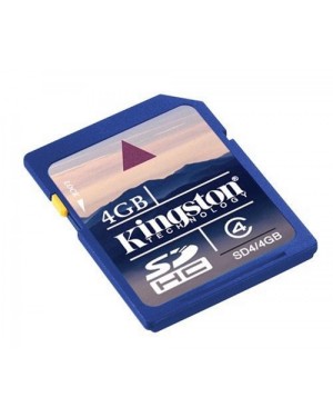 SD4/4GB - Kingston - Cartão de Memória SDHC Capacidade 4GB