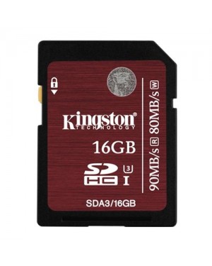 SDA3/16GB - Kingston - Cartão de Memoria Micro SDHC 16GB UHS-I Classe 3 U3