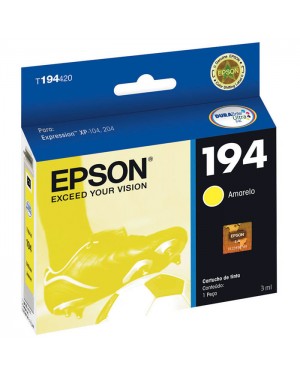 T194420-BR - Epson - Cartucho Amarelo ultra para XP-204