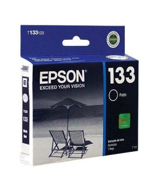 T133120-BR - Epson - Cartucho de Tinta Preto 133