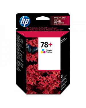 CB277AN - HP - Cartucho de tinta 78+ ciano magenta amarelo Deskjet 930c