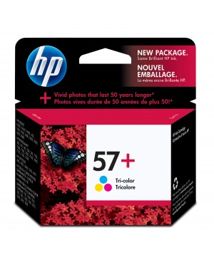 CB278AN - HP - Cartucho de tinta 57+ ciano magenta amarelo Deskjet 5550