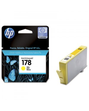 CB320HE - HP - Cartucho de tinta 178 amarelo Photosmart B8553 Photo C5383 AllinOne C6383 D5463 Printer