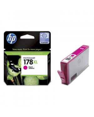 CB324HE - HP - Cartucho de tinta 178XL magenta Photosmart B8553 Photo C5383 AllinOne C6383 Printer D5463