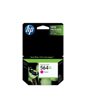 CB324WN - HP - Cartucho de tinta 564XL magenta Deskjet 3520 Officejet 4620 Photosmart 5525/6520 B8550 C6