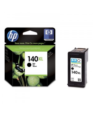 CB336HE - HP - Cartucho de tinta 140XL preto Officejet J5700 AllinOne series Photosmart C5200 C4300 C4