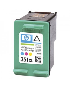 CB338E - HP - Cartucho de tinta 351XL ciano magenta amarelo Photosmart C4400 C4500